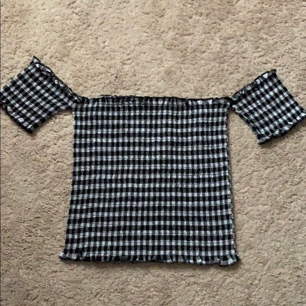 Gingham Crop Top